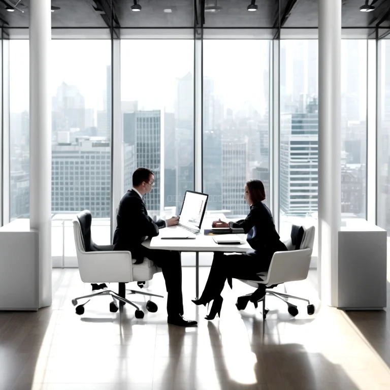 قادة أعمال يناقشون استراتيجيات اقتصادية